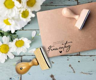 Individuelle Stempel für den Internationalen Frauentag