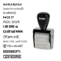 trodat® Creative Mini Stempel Set Böse Sprüche + Kissen trodat® Creative Mini Stempel Set Böse Sprüche + Kissen